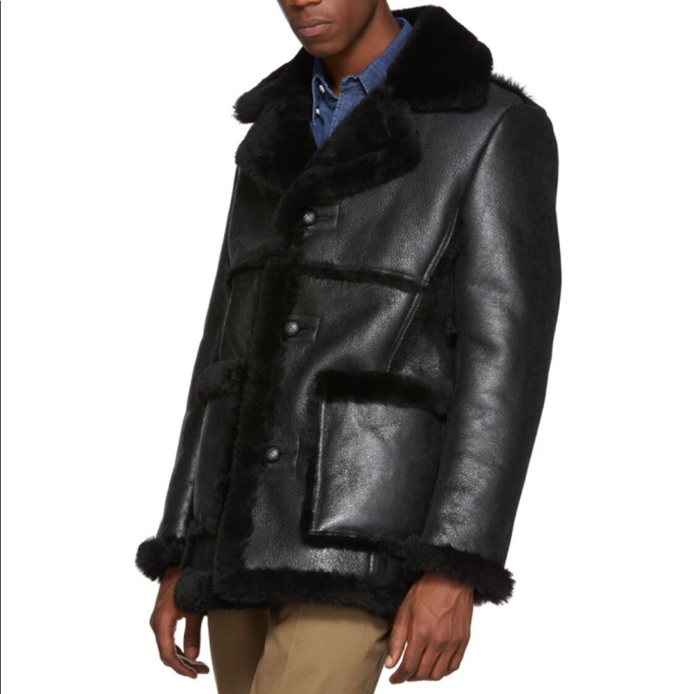 Schott Exclusive Limited Shearling Leather Jacket